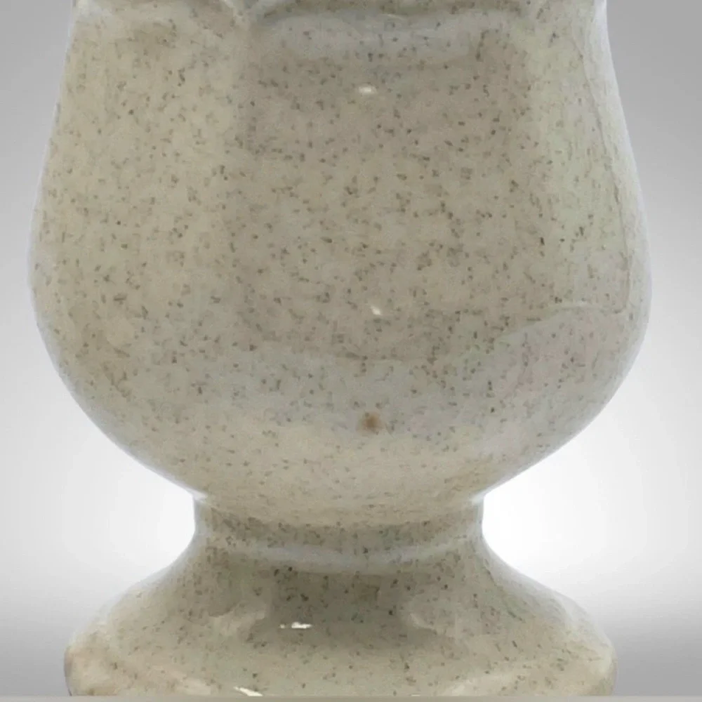 Vintage Mikasa Garden Club Salt & Pepper Shaker Set Speckled Beige Stoneware